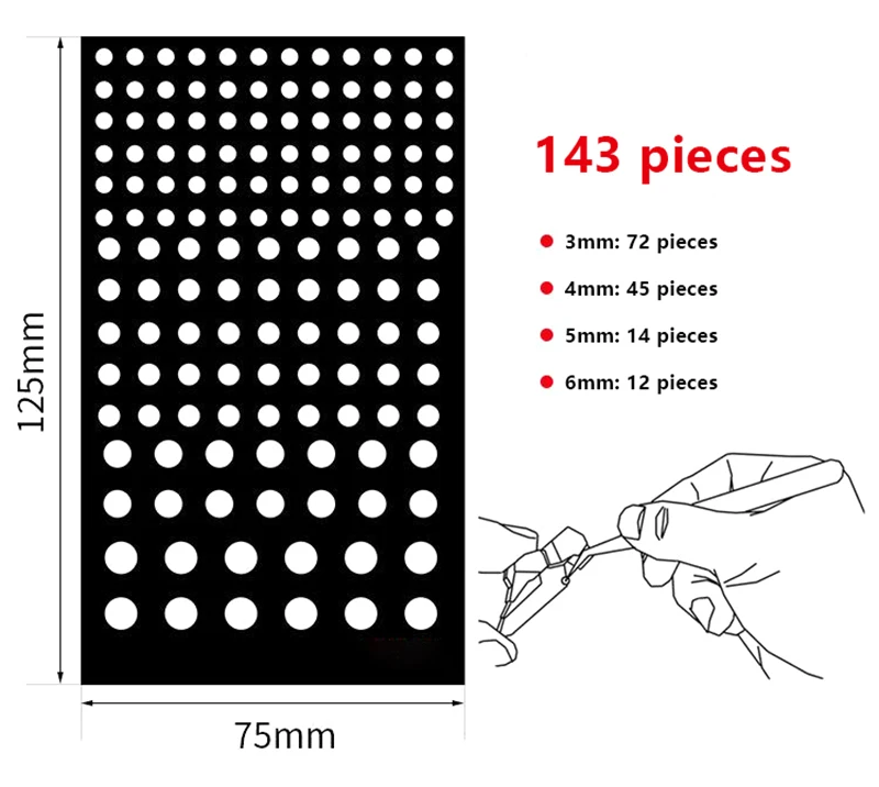 Eye Stickers Assembly Model Modify Parts Tools Decal For Model Building Tools Hobby DIY Accessories