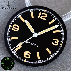 Black Vintage Digital Dial Watchmaking Tool 29mm Fit 50-Fathoms Non-Radiation NH35A NH36 Automatic Movement Watch Parts Tool Kit