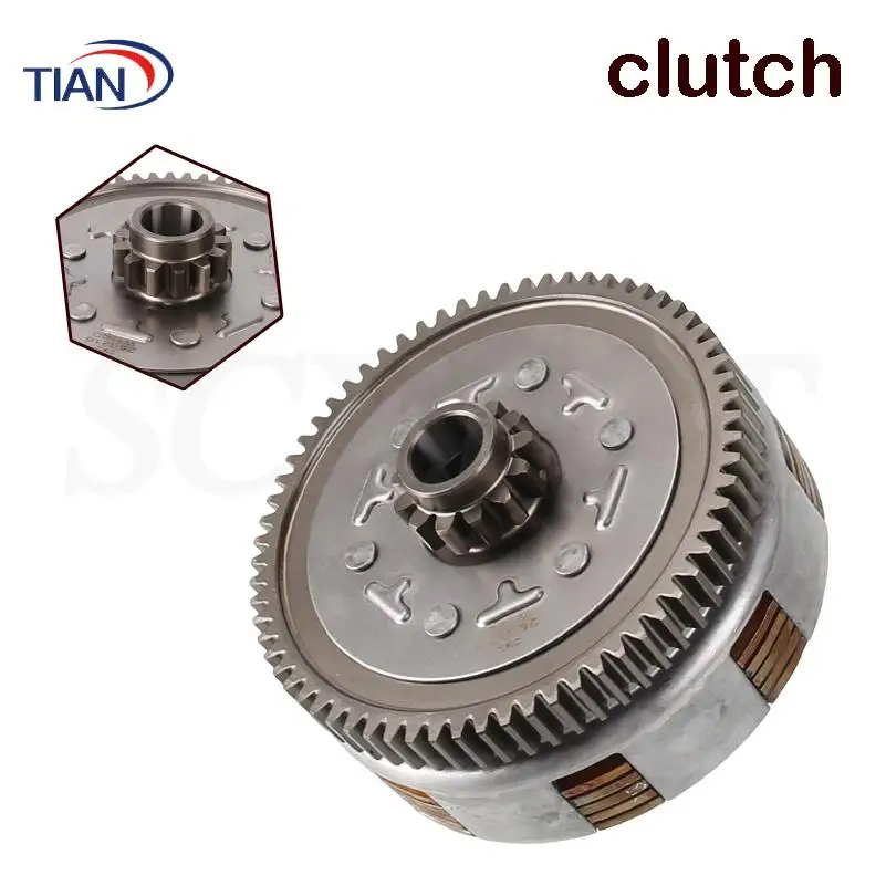 

5-disc manual clutch set for motorcycle, 170cc engine, dust suppressant, Pit Bike