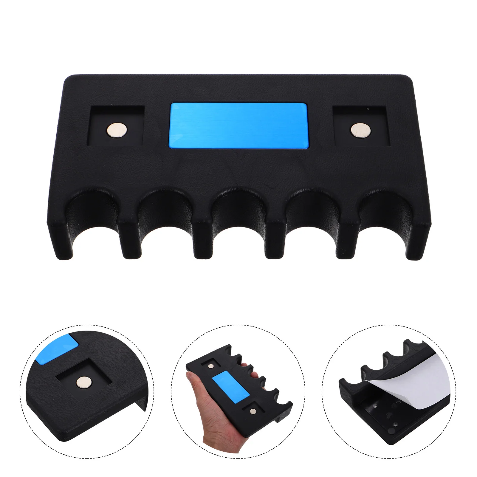 

GOOHOCHY Pool Cue Holder Billiard Table Organizer Non Plastic Stand for Cue Sticks Accessories Rack