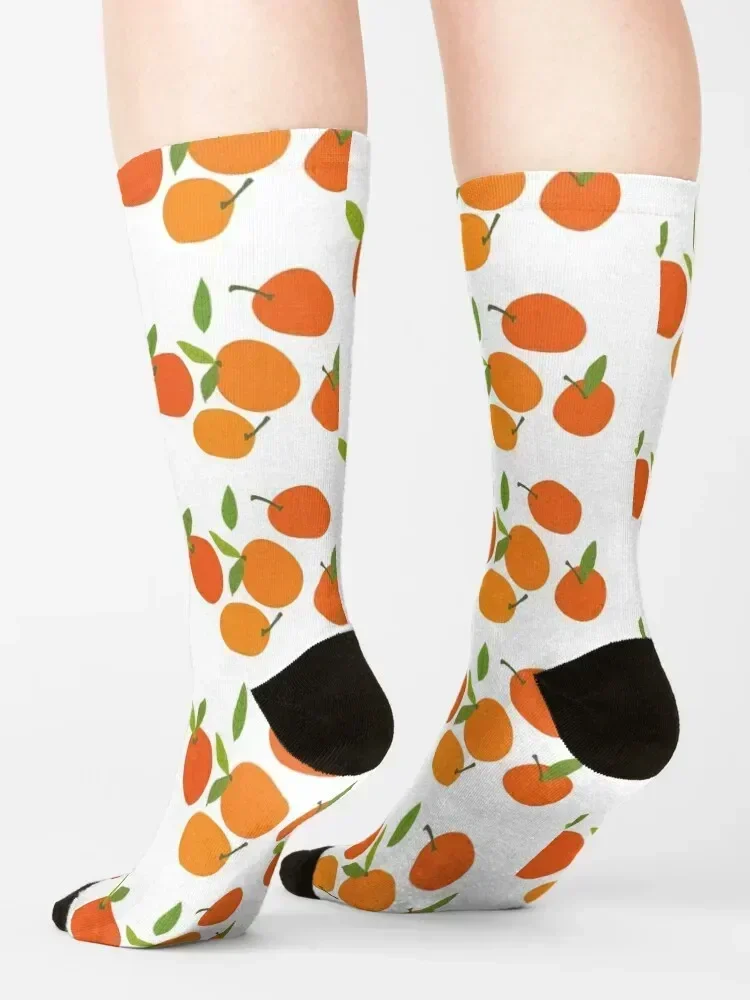 جوارب Clementines لركوب الدراجات من الأمام رياضية مضادة للانزلاق لكرة القدم للرجال والنساء #4