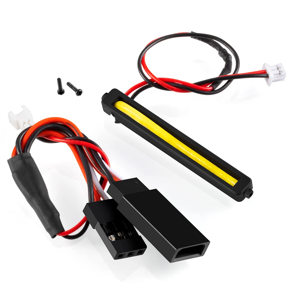 TRINOOD Plastic Roof Light LED Strip Lights Bar Spotlight for 1/30 RC Crawler Car Axial SCX30 Jeep Wrangler JLU Upgrade Parts