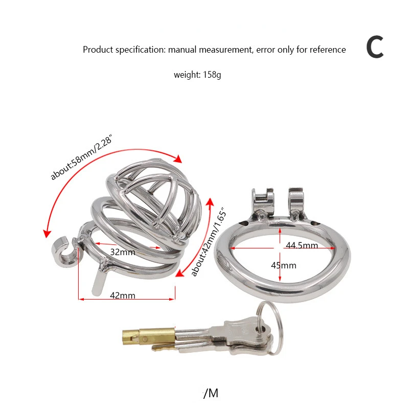 Mini Micro Hollow Chastity Cage Stainless Steel Chastity Device Cock Cages Men\'s Penis Penis Rings Bondage Lock Sex Toys For Men