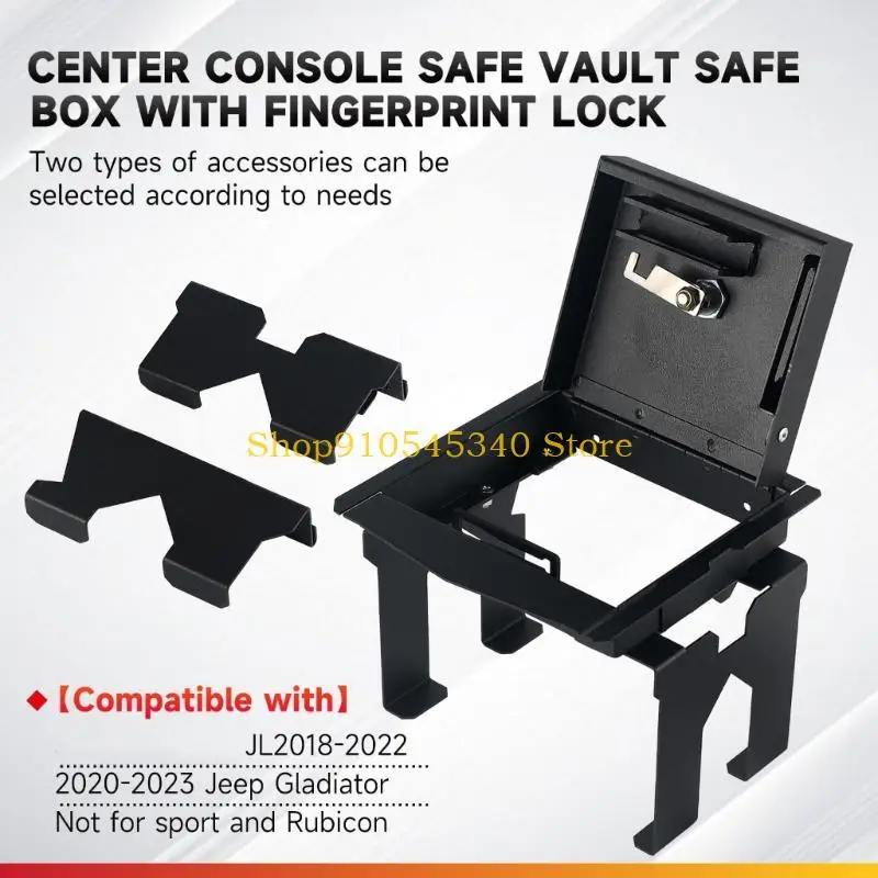 

U2JA Heavy Duty Vehicle Armrest Security Box Steel Console Vaults for Automotives