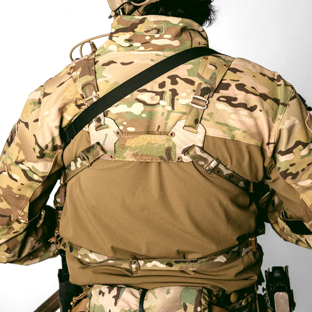 FERRO 스타일 WideV2 낮은 가시성 전술 가슴 걸이 미니 H백 대역폭 버전