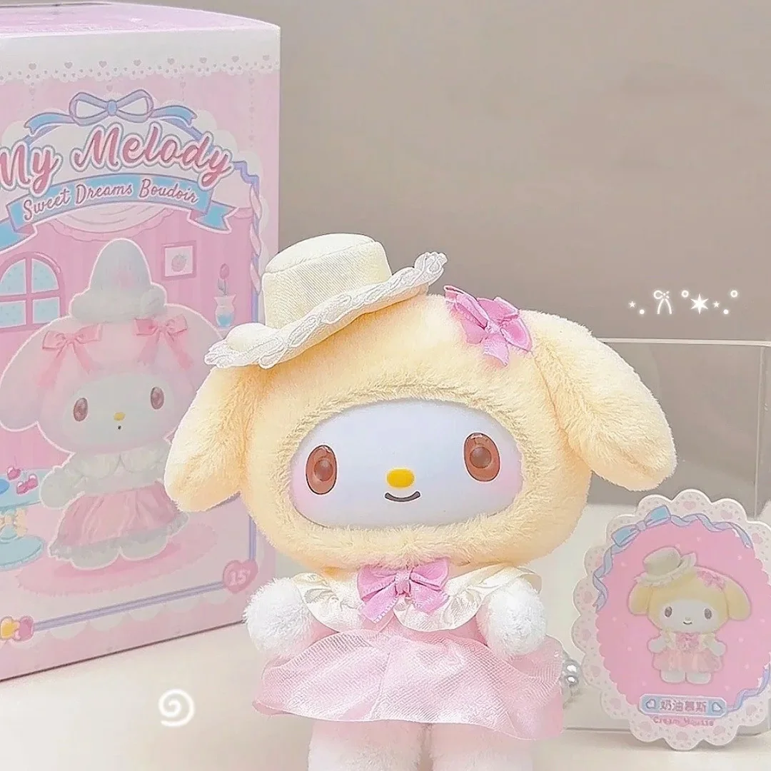 

Genuine My Melody Sweet Dream Lady House Blind Box Kawaii Cute Figure Collectible Toy Desk Decor Gift for Girls Fans