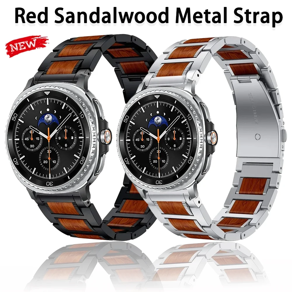 

Металлический удобный ремешок для Samsung Galaxy Watch 8, 40 мм, 44 мм, классический ремешок 46 мм, аксессуары для ремня Samsung Galaxy Watch Ultra 47 мм