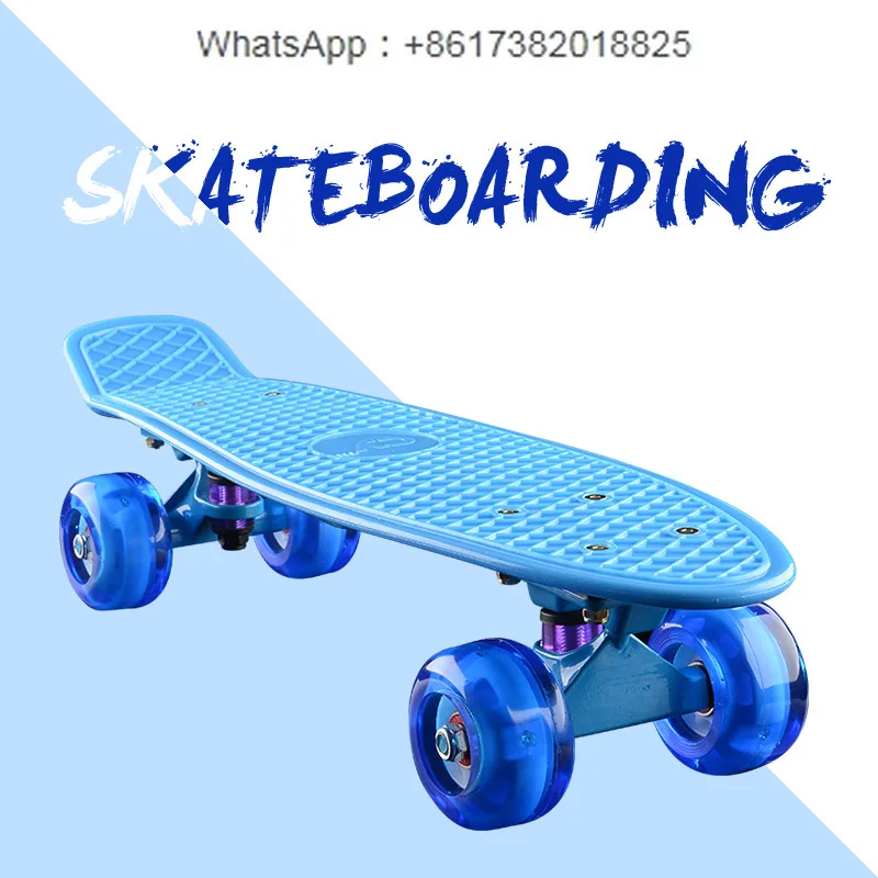 

Four wheel skateboarding beginner female 3-6 year old and above 10 male 8 small fish board 15 professional skateboard