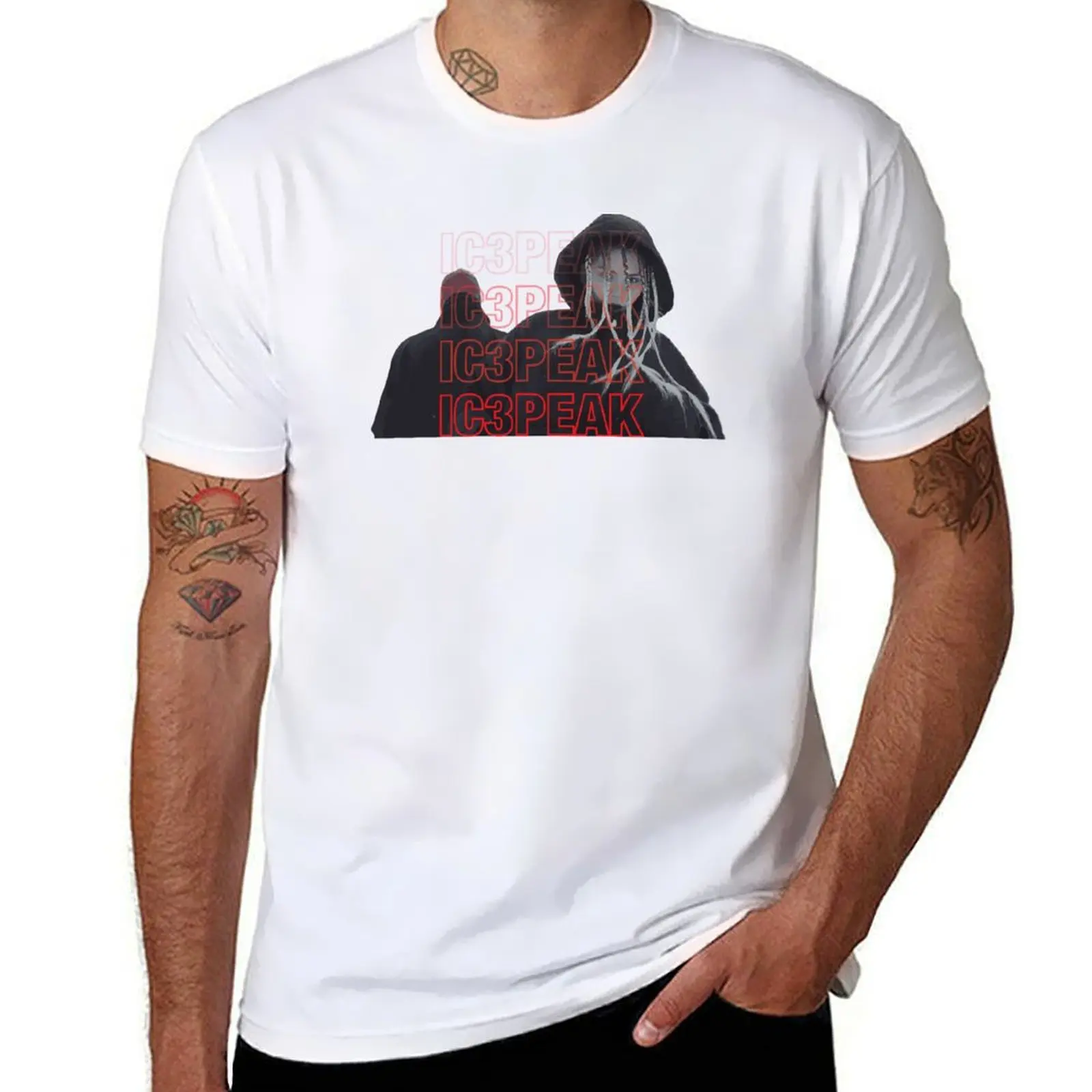 

ICEPEAK - IC3PEAK (FRONT) T-Shirt t shirts for man cotton funny man t shirt graphic T-Shirt