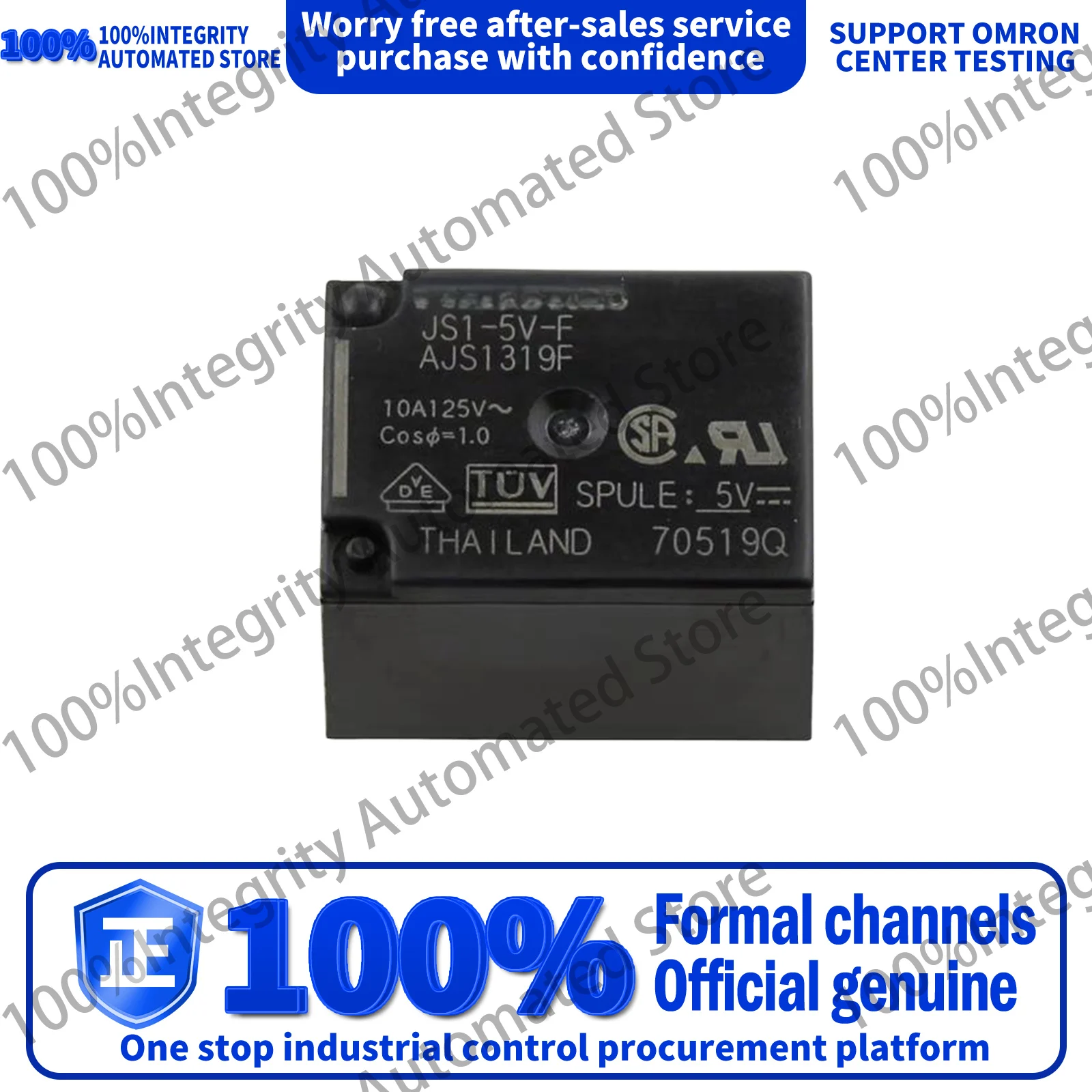 

Original relay JS1-5V-F JS1-12V-F JS1-24V-F JS1-48V-F 5PIN10A