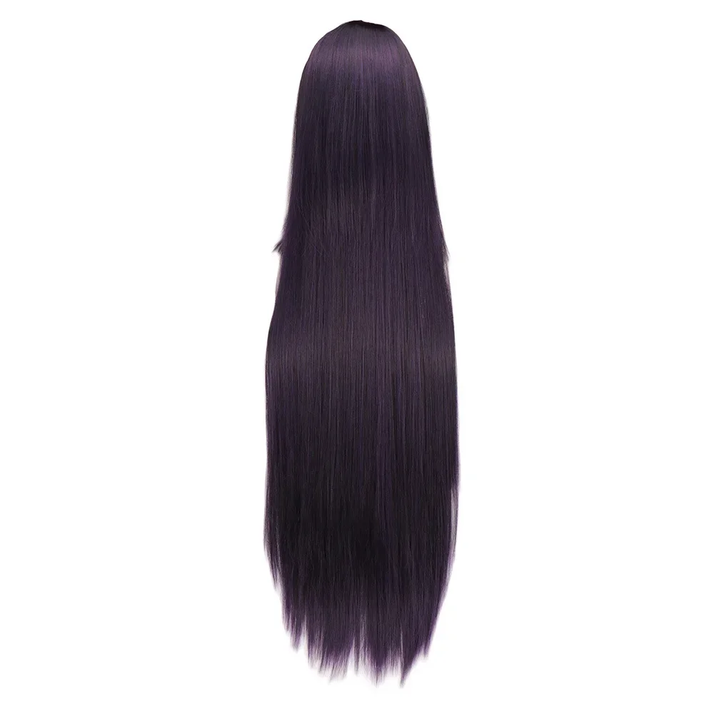 Mikan Tsumiki Wig Girls For Cosplay Party Hair Accessory for Halloween Long Black Purple Wigs Party Wigs Halloween