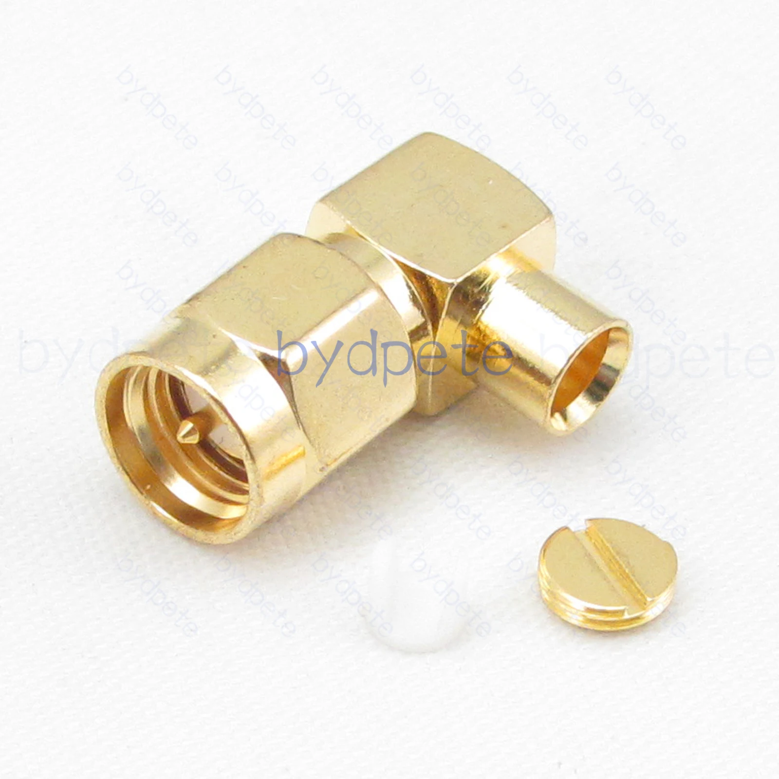 SMA Male Right Angle 90Degree Connector Female Pin for RG402 Semi Rigid Cable