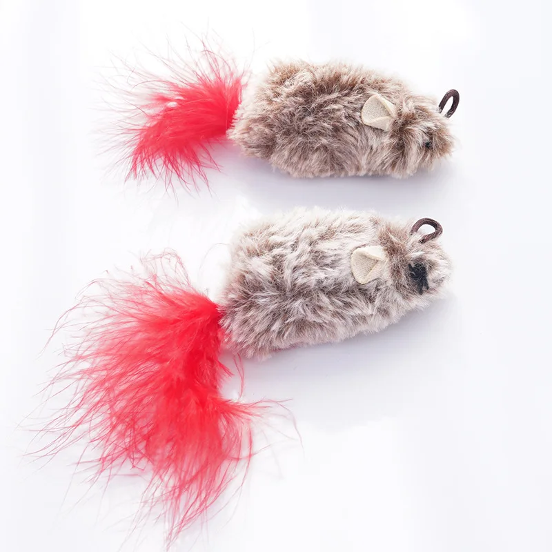 Cat Toys Teeth Grinding Mouse Self-Help Relief Cute Plush Catnip Tease Cat Toys Hanging Kitten Supplies