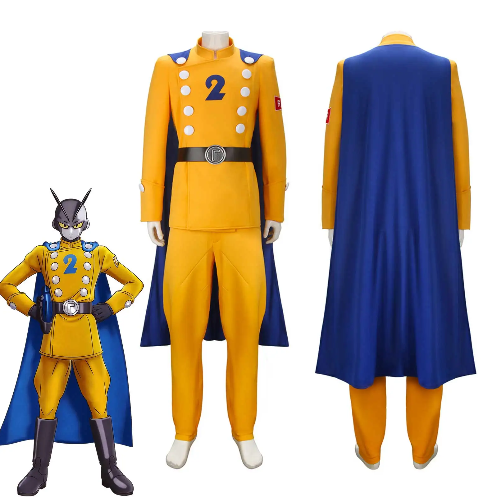 Anime Gamma 2 Fantasia Cosplay, Terno masculino de Halloween, Roupa de super-herói, Super