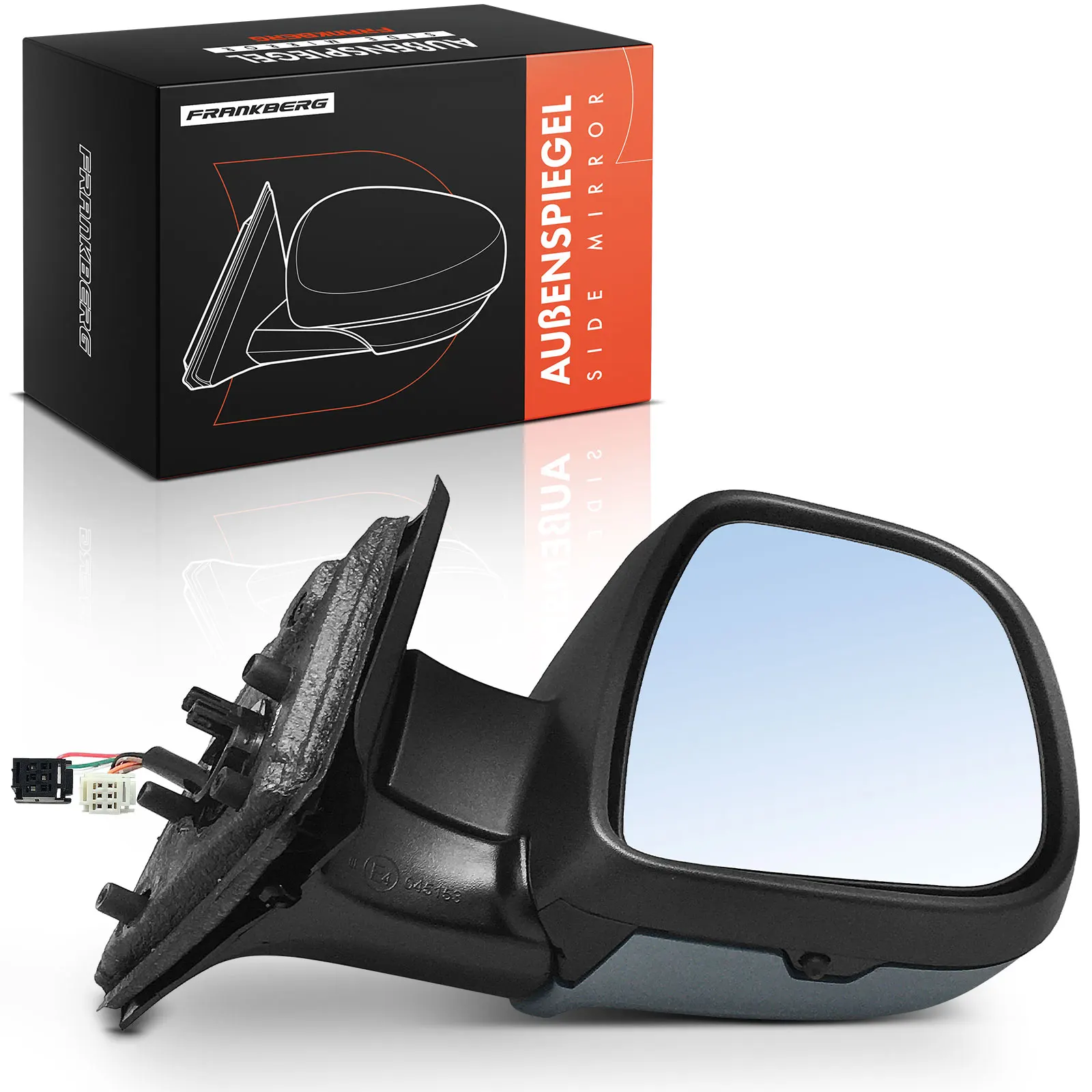 Frankberg 1x buitenspiegel rechts voor Citroën Berlingo B9 Peugeot Partner Tepee Bj vanaf 2008 1608181080 1679996380 1608177980
