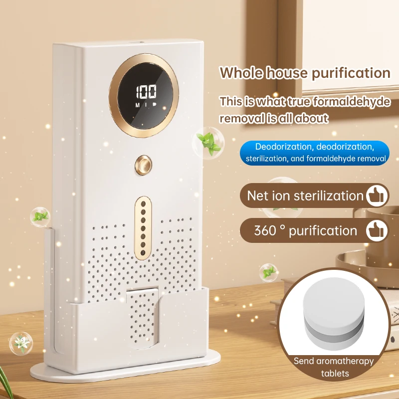 Xiaomi Youpin لتنقية الهواء مولد رائحة الدخان منقي هواء محمول منزلي لغرفة السيارة والمطبخ مع فلتر HEPA قابل للاستبدال