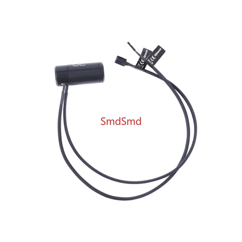 ES Flow And Temperature Indicator " High Flow" With RPM Signal,2X G1/4",Water Cooling Measure Meter