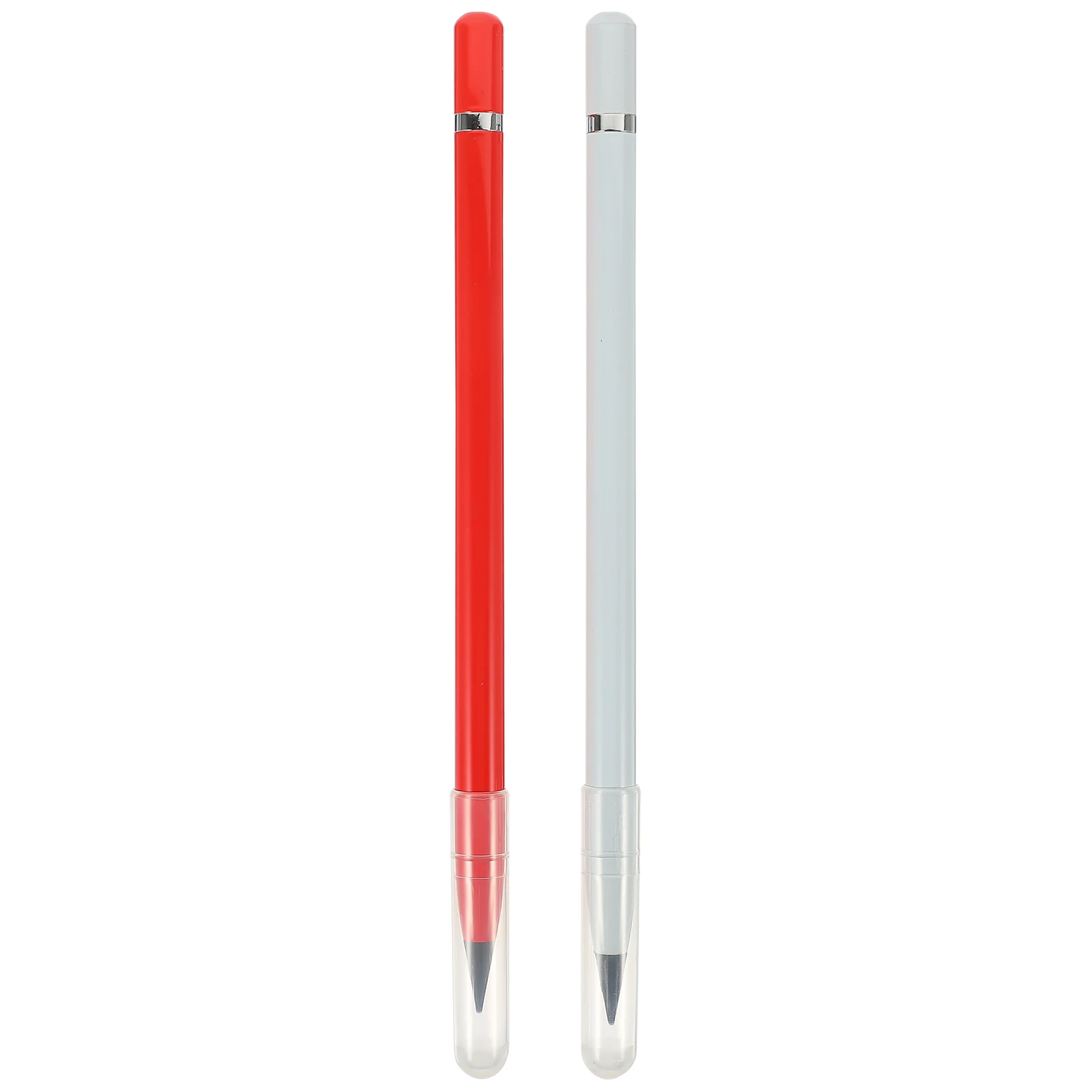 

2Pcs Everlasting Pencils Black Graphite Alloy Tip Unsharpened Writing Tools Practical Gifts Students Teachers Artists