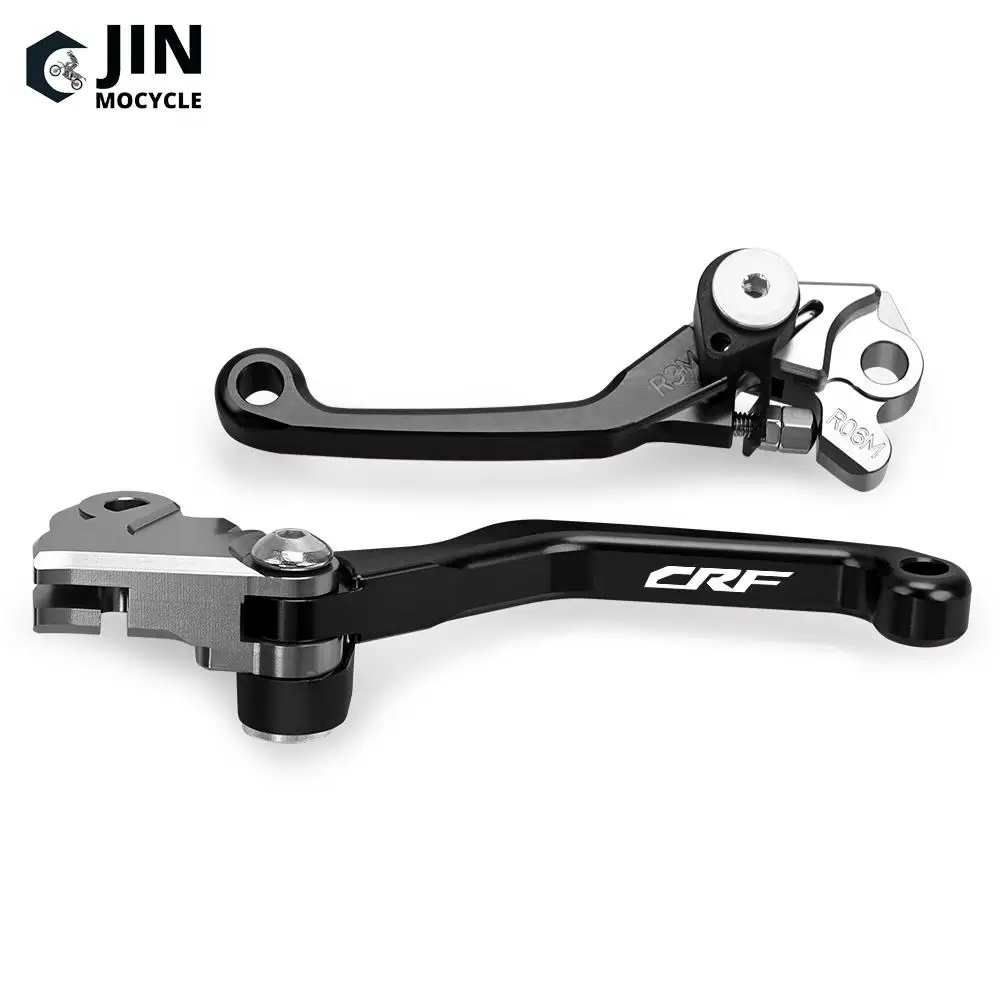 For Honda CRF250R CRF450R CRF 250 450 R 2007-2022 CRF 250X 450X 2005-2018 Foldable Brake Clutch Lever Dirt Pit Bike Levers Grips