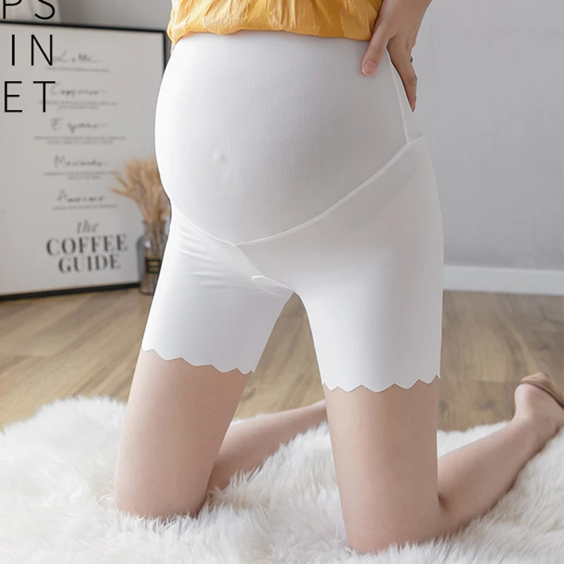 Summer High Waist Loose Safety Shorts Leggings for Pregnant Women Plus Size Maternity Brief Adjustable Pregnancy Underwear Pants