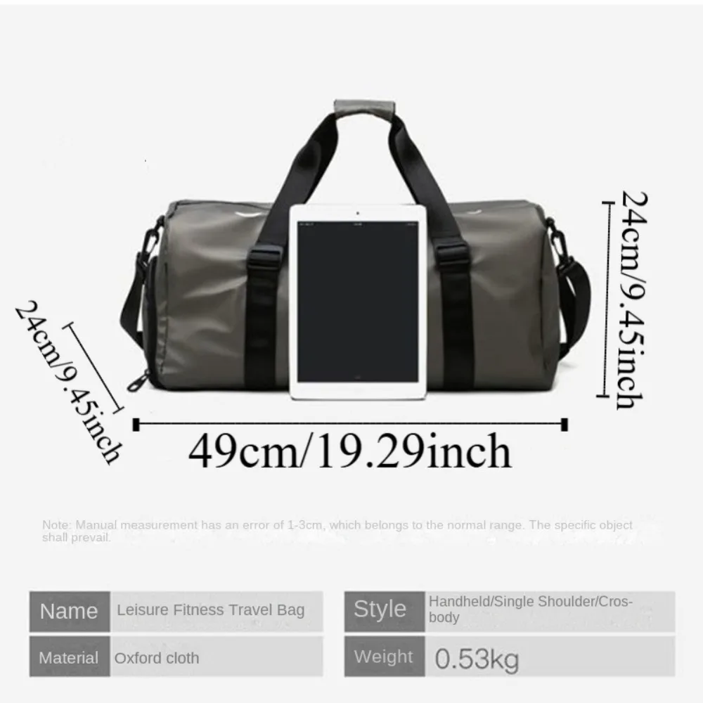 Large Capacity Fitness Handbag Dry and Wet Separation with Shoe Box Sports Shoulder Bag Multifunctional Waterproof Gym Bag