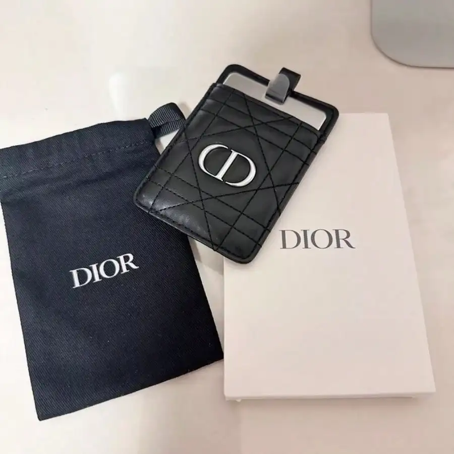 Dior Dior’s Bag Multi-functional Portable Double Sided Touch Up Mirror Integrated Card Holder Compact Pocket Makeup Mi - view 5