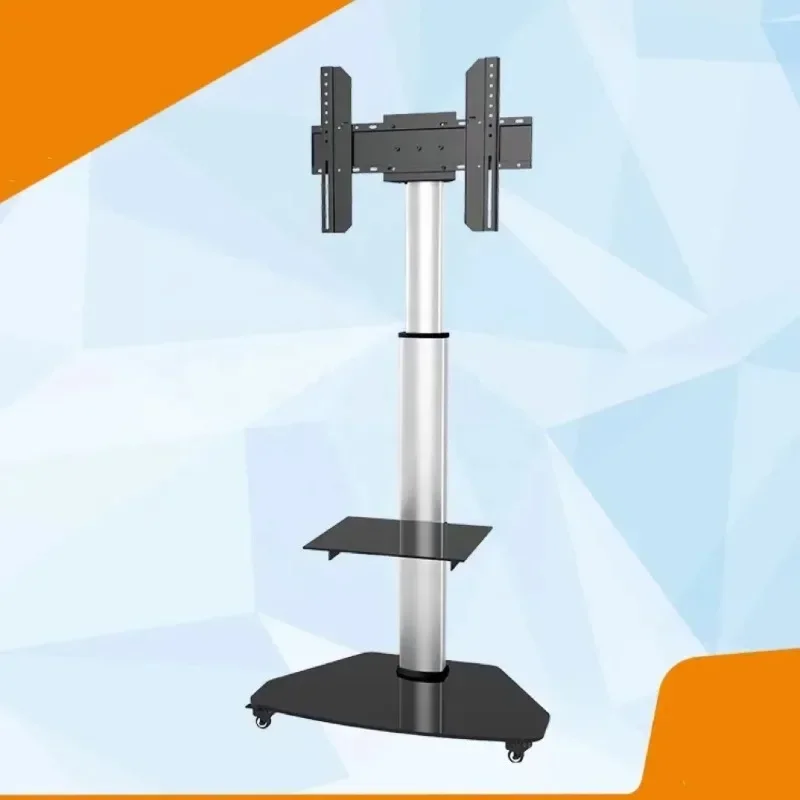 Height adjustable display floor mobile stand mount bracket trolley tv cart