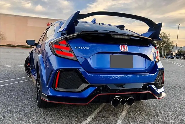 سيارة Led الذيل ضوء مصباح لهوندا سيفيك هاتشباك 2021 إشارة الفرامل عكس مصباح ليد #3