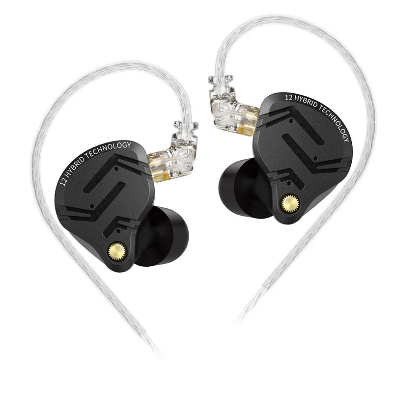 

ZS12 PRO X 12 unit ring iron earphone adjustable moving iron monitor HIFI in-ear replaceable cable
