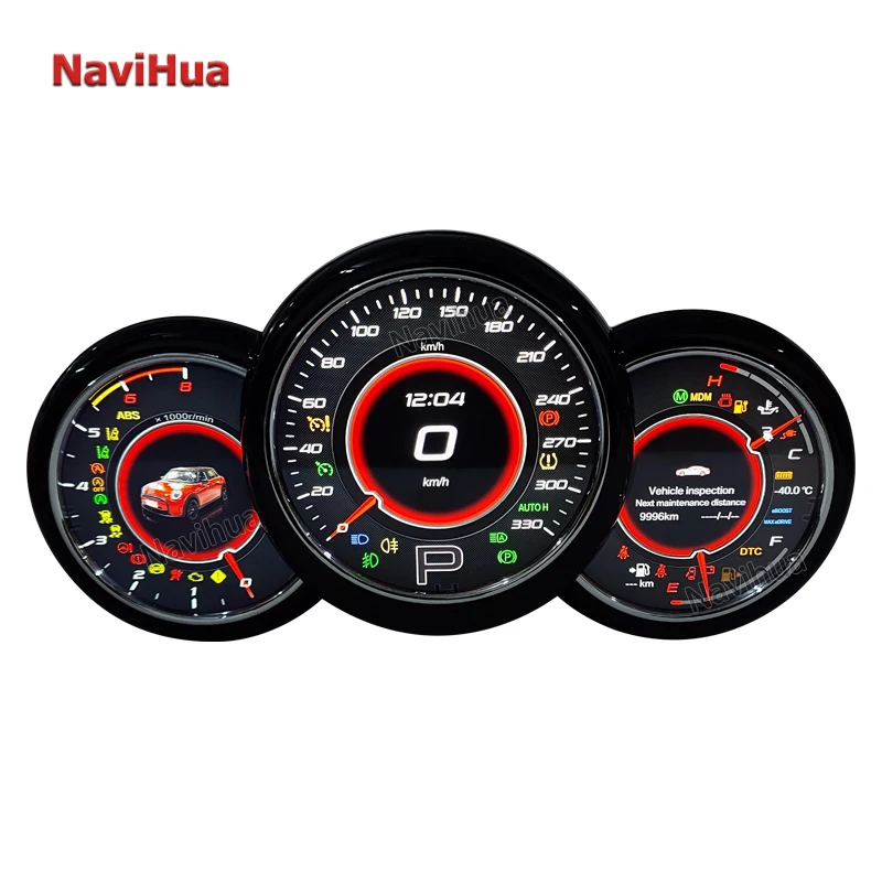 

NaviHua Car Digital Cluster For BMW Mini Cooper 2014-2023 Car Radio Dashboard Crystal Panel Virtual Cockpit Speedometer Instrum