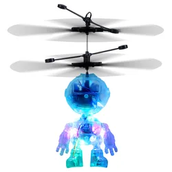 Inductive flying robot levitating toy charging Remote Control Airplanes Toys for Boys Child Shatter-resistant Flying Toys YK17