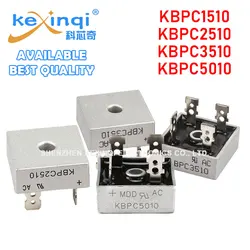 1PCS KBPC1510 KBPC2510 KBPC3510 KBPC5010 50A 35A 25A 15A 1000V Diode Bridge Rectifier IN STOCK