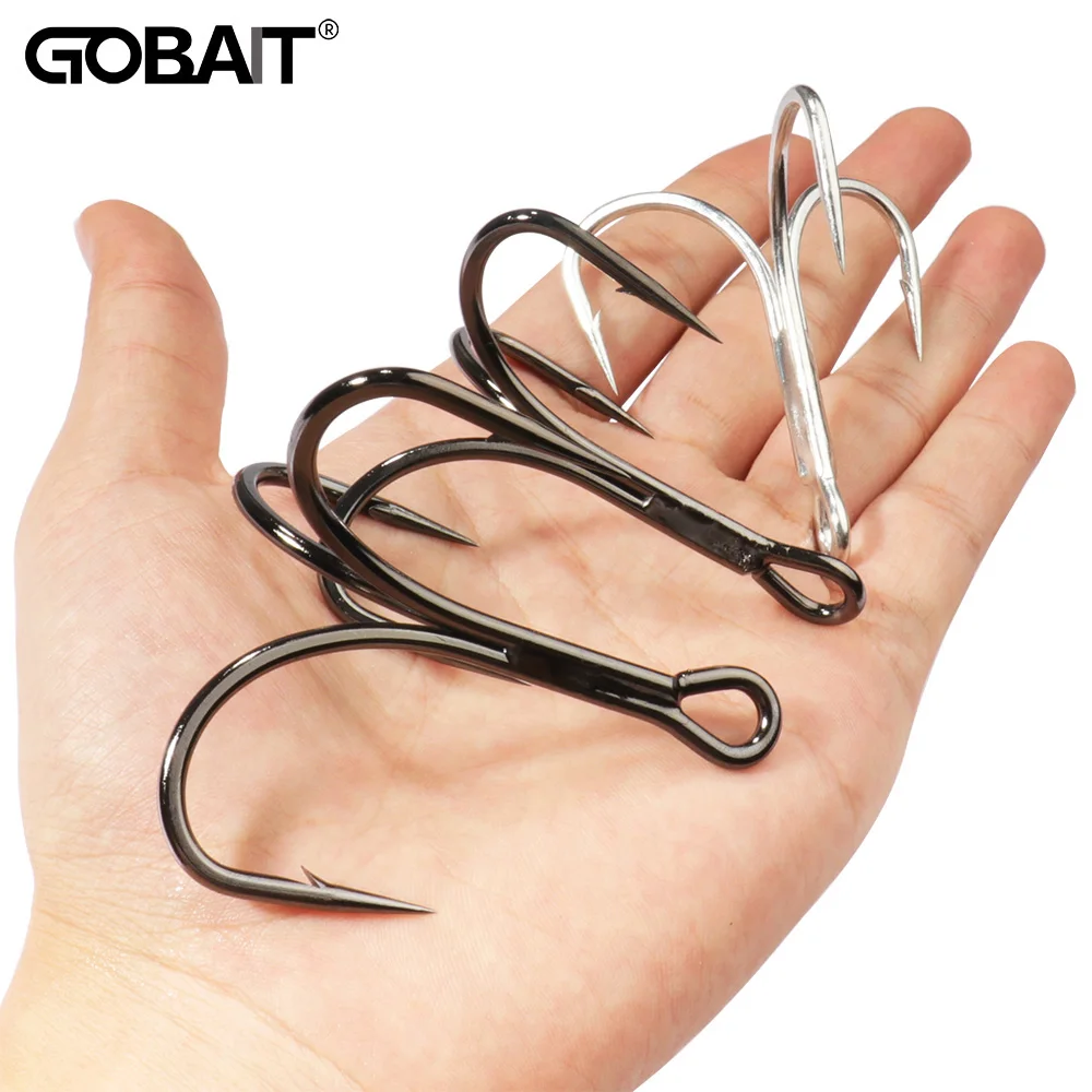 Huge Treble Hooks 4X Strong 1#-10/0# Fishhook Super Sharp Barbed Carbon Steel Anchor Tackle Round Bend Angle for Big Fish Hook - AliExpress 18 Huge Treble Hooks 4X Strong 1#-10/0# Fishhook Super Sharp Barbed Carbon Steel Anchor Tackle Round Bend Angle for Big Fish Hook - AliExpress 18