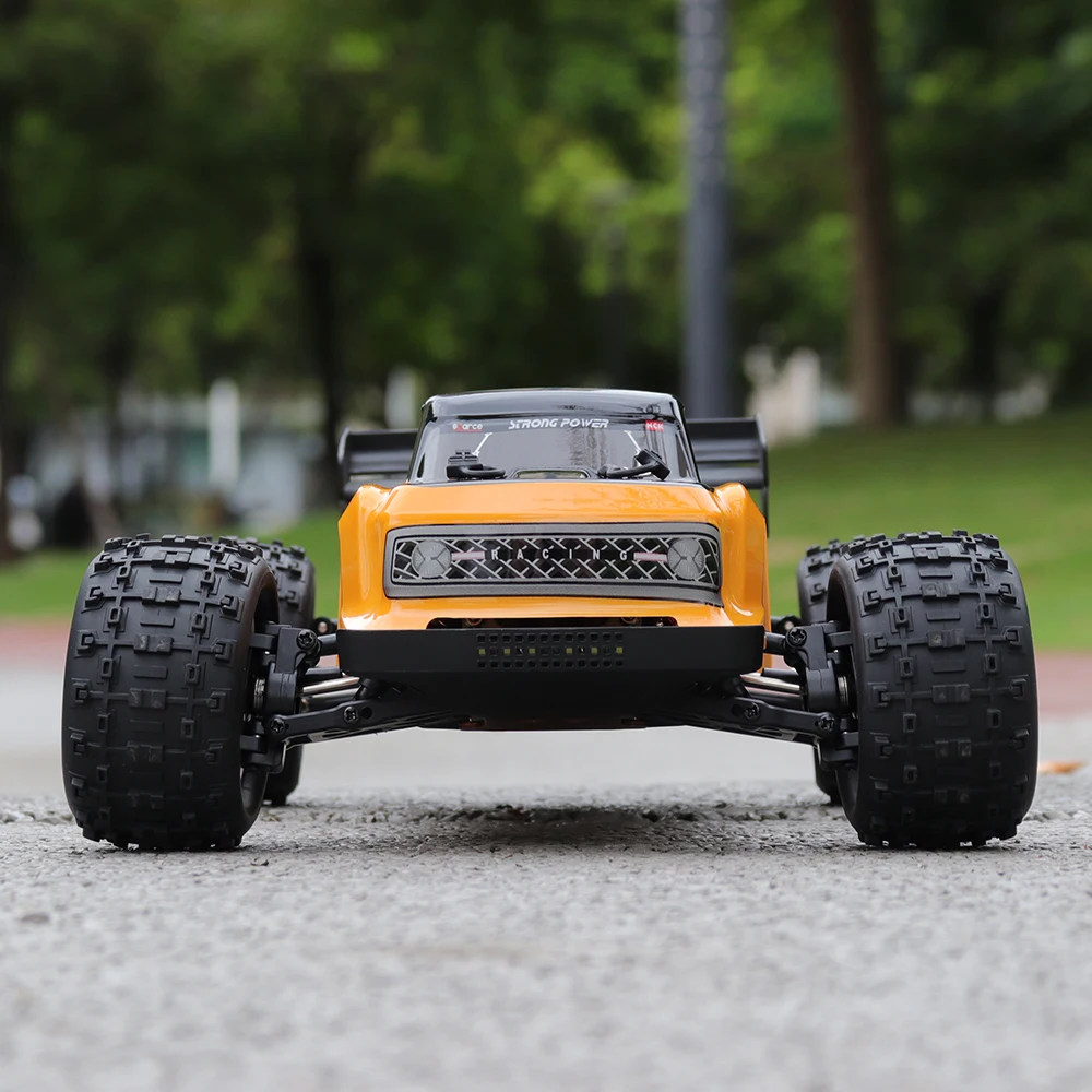 1/12 RC Monster Truck z aluminiowym podwoziem LED 4WD Off-Road Racing High-speed Drift Remote Control Cars Dorośli Dzieci Zabawki