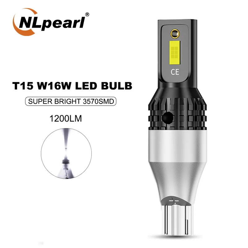 NLpearl 1x Signal Lamp T15 Led Canbus 3570SMD 10W Super Bright W16W Led Bulbs 912 921 For Reverse Lamp Backup Parking Light 12V