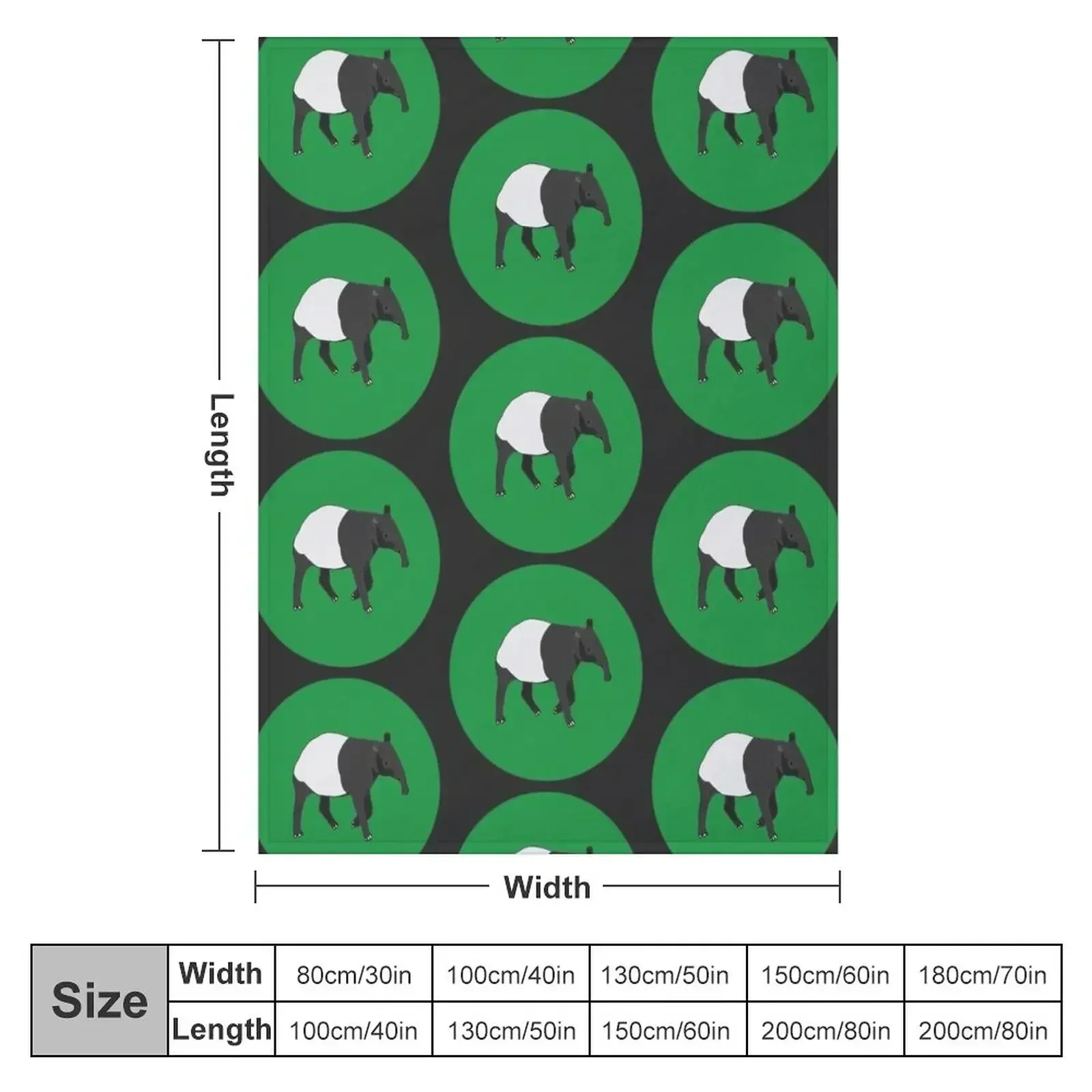 New Malayan Tapir Throw Blanket funny gift Soft Plush Plaid anime Luxury Throw Blankets