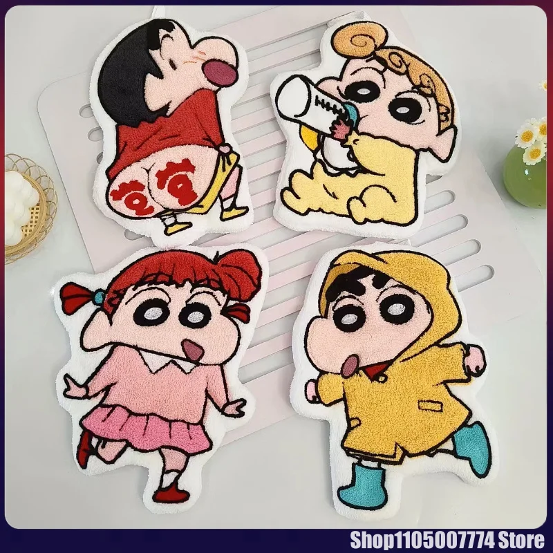 

Kawaii Crayon Shin-Chan Cartoon Cute Hand Towel Water-Absorbent Coral Fleece Kitchen Quick-Drying Shower Room Supplies