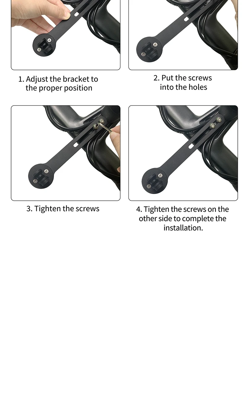 CYCLAMI Fahrradcomputerhalterung aus Aluminiumlegierung, doppelseitig, MTB, Rennrad, GPS-Scheinwerferhalter, Halterung für GARMIN XOSS IGPSPORT Fahrrad – Detail 11