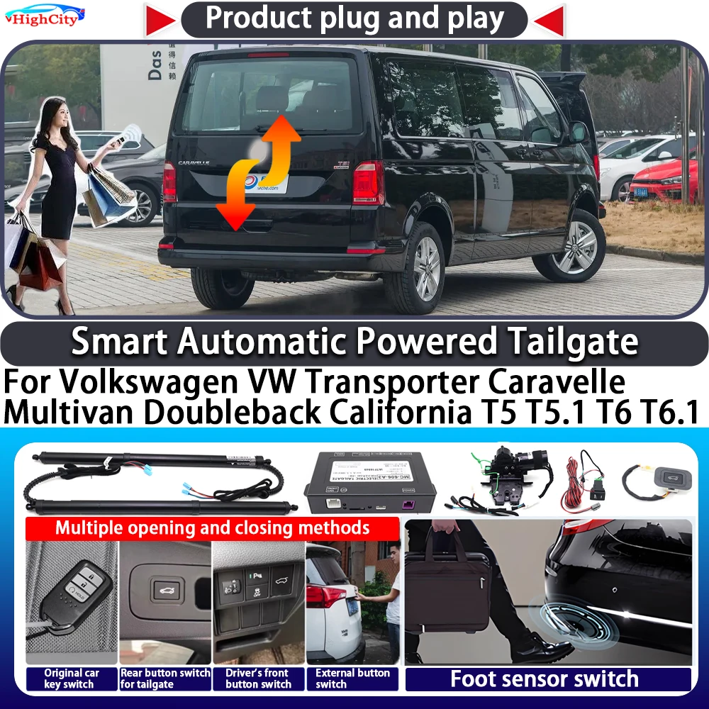 

For Volkswagen VW Transporter Caravelle Multivan Doubleback California T5 T5.1 T6 T6.1 OEM Smart Automatic Powered Tailgate Key