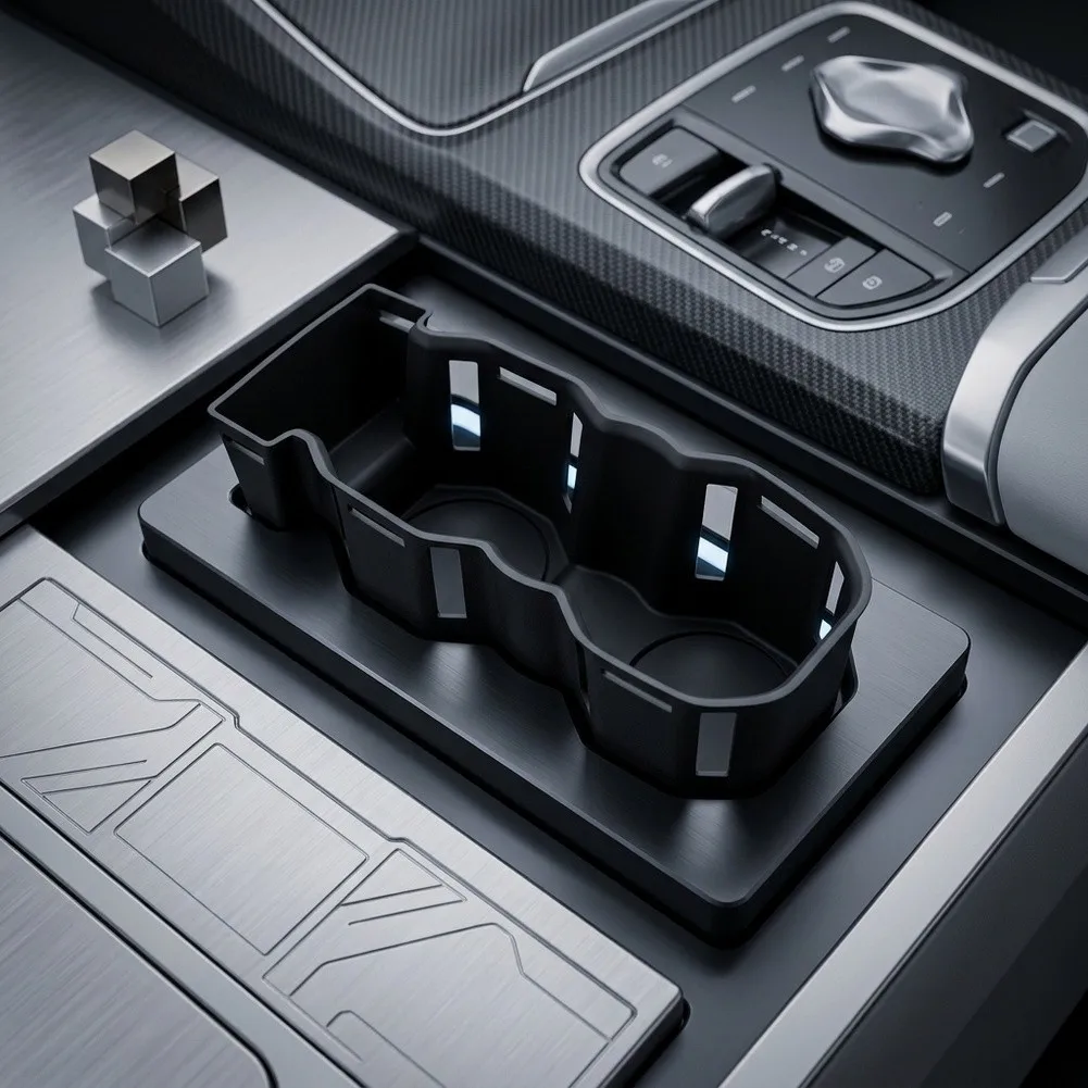 Center Console Mat XC90 Console Insert For Driving Without Spills Drink Holder Shockproof Protection 1 1 Vehicle Design