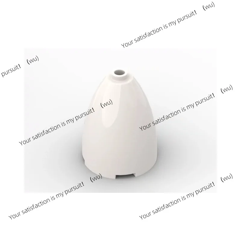 No.1744 small particle puzzle building block cone 3x3x3 elliptical paraboloid with inner shaft hole parts, 1 bagged/0.5kg