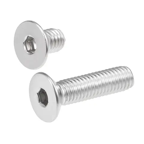 40-80pcs Flat Head Machine Screws M3 Inner Hex Screw 4mm-12mm 304 Stainless Steel Fasteners Bolts M3x4 M3x5 M3x6 M3x8 M3x10  x12
