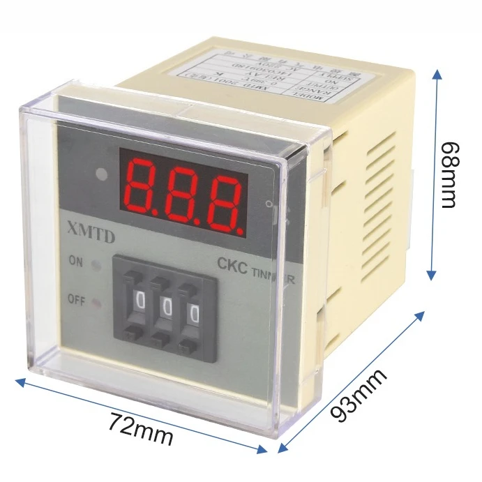 XMTD-2001 PID شاشة ديجيتال متحكم في درجة الحرارة 0-399 ℃ 0-999 ℃ K E PT100 الحرارية 220AC 75*75 مللي متر ترموستات 220 فولت 110 فولت #3