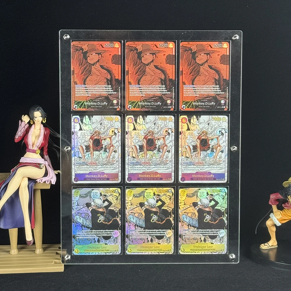OPCG Anime Collection carte EB02 singe D Luffy OP10 Trafalgar Law SEC réfractif couleur Flash carte texturée anglais enfant cadeaux