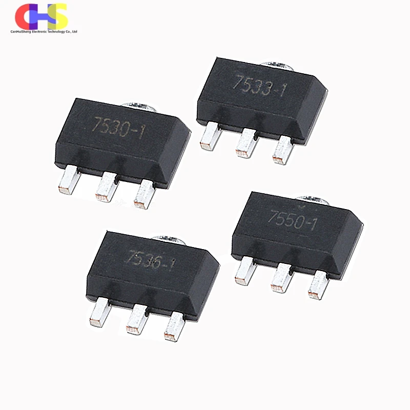 20 szt. HT7530 HT7533 HT7536 HT7550 SOT-89 HT7530-1 HT7533-1 HT7536-1 HT7550-1 HT7550-2 SOT89 7530 7533 7536 7550 SMD Triode
