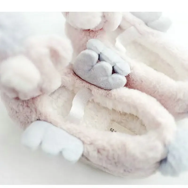 الشتاء لطيف يونيكورن على شكل المرأة المنزل الخريف والشتاء أفخم النعال الدافئة الكبار المنزل الأحذية القطنية