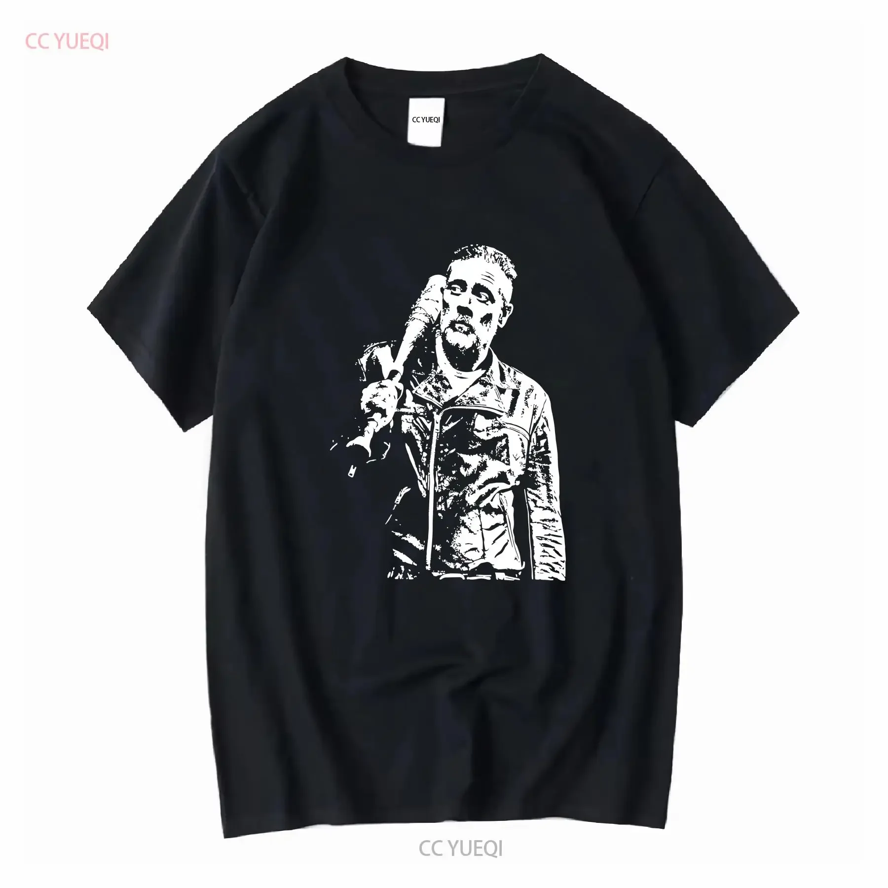 تي شيرت نيجان The Walking Dead Jeffrey Dean Morgan TWD Lucille Merch Horror Comic بأكمام طويلة أو قصيرة عتيقة مغسولة