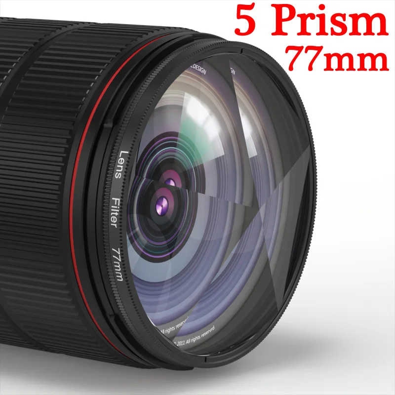 Linear Prism Lens Filter Camera Accessories Creative Photography Effect for Nikon d5300 Photo