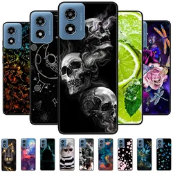 For Motorola Moto G Play 2024 Case Soft Silicone Cool Wolf Shockproof Cover for Motorola Moto G Play Gen 3 TPU Coque Lion Fundas