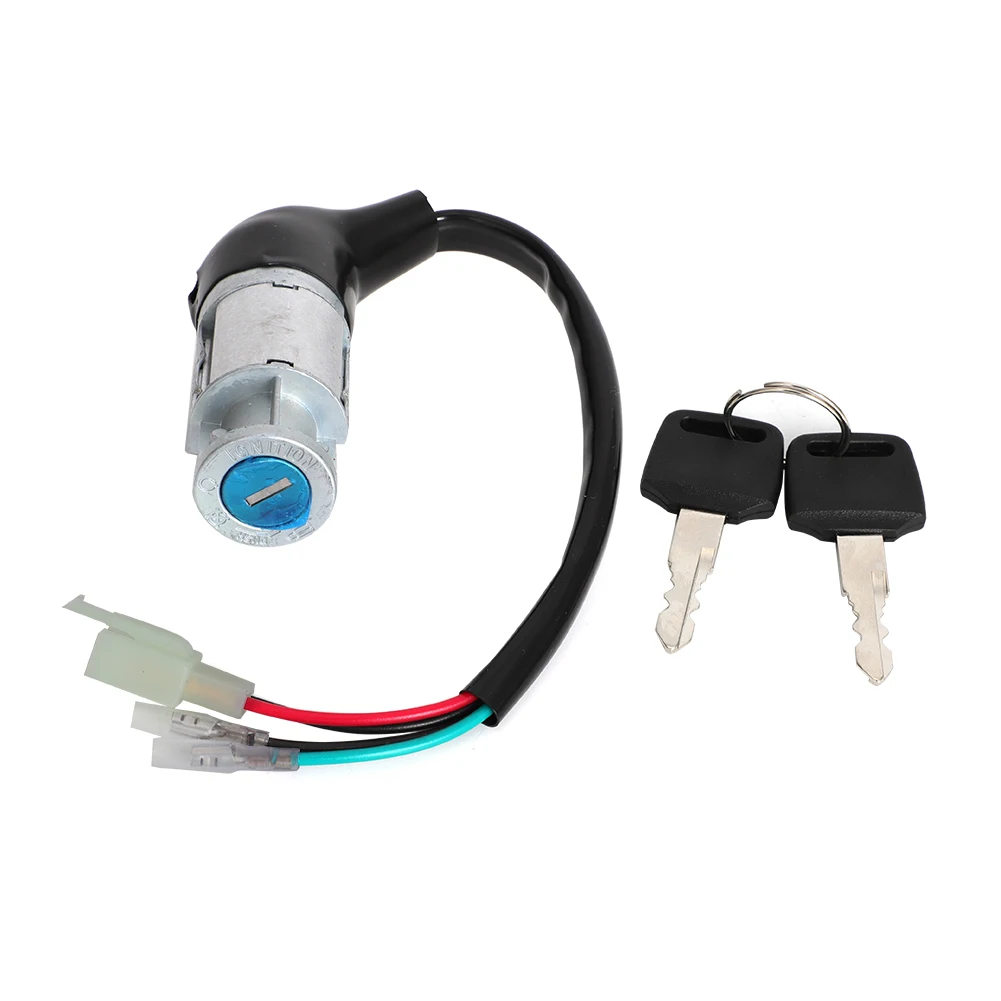 For Honda Spree NQ50 1984-1987 Motorbike Ignition Switch w/ 2 keys Lock Set Kit Aluminum & plastic